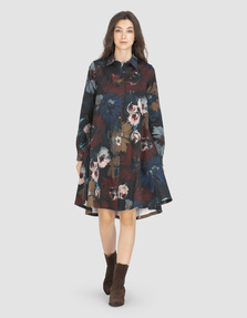 HANNES ROETHER Floral Dress Multicolor