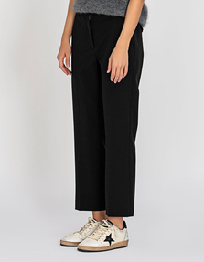 NINE IN THE MORNING Magda Bootcut Crop Black