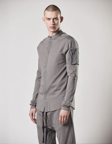 THOM KROM Open Hem Ash Grey