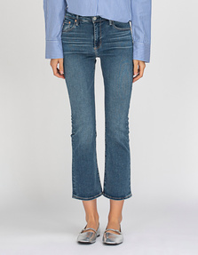 AG Jodi Crop High Rise Slim Flare Blue