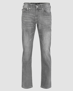 TRUE RELIGION Ricky Big T Flap Chalk Grey Wash