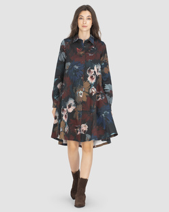 HANNES ROETHER Floral Dress Multicolor