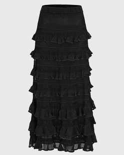 ZIMMERMANN Illustration Frilled Black