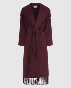 SIMKHAI Carrie Fringe Oxblood