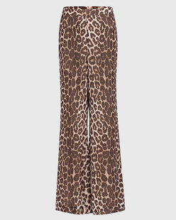 ZIMMERMANN Illustration Flare Chocolate Leopard