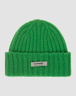 LE BONNET Ribbed Green