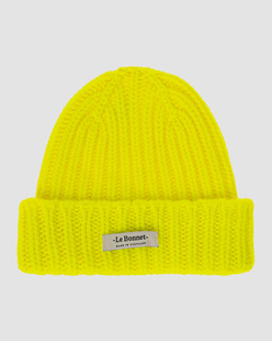 LE BONNET Ribbed Neon Yellow