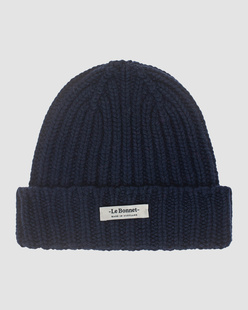 LE BONNET Ribbed Navy