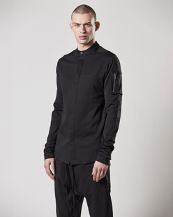 THOM KROM Open Hem Black