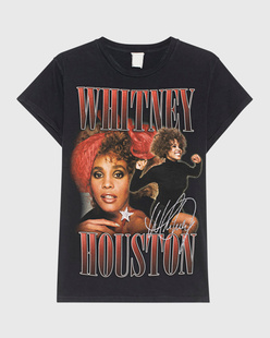 MadeWorn Whitney Houston Washed Black