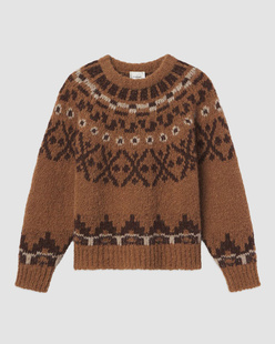 Frame Fairisle Camel