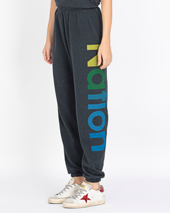 AVIATOR NATION Jogger Wording Charcoal