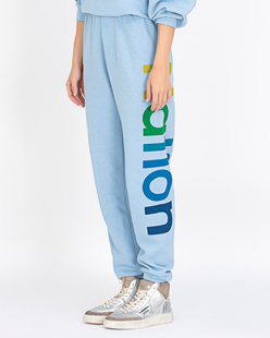 AVIATOR NATION Jogger Wording Blue