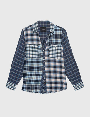 RAILS Brando Sky Navy Mixed Plaid