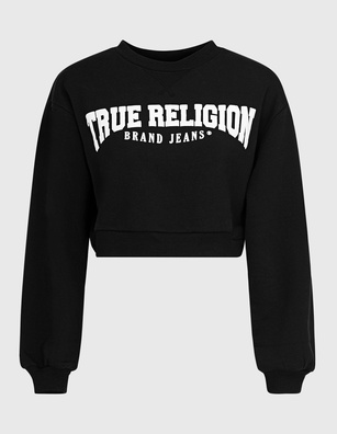 TRUE RELIGION Archd Logo Jet Black
