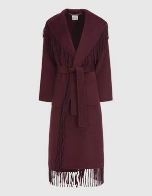 SIMKHAI Carrie Fringe Oxblood