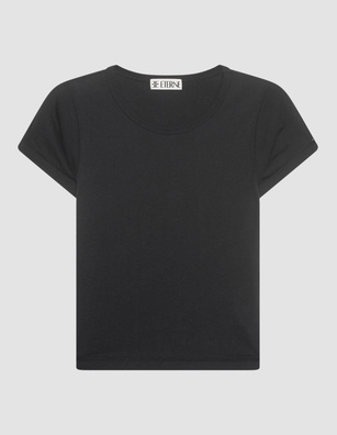 ÉTERNE Baby Tee Black