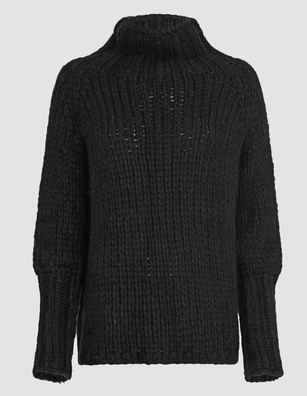 ELLA SILLA Basic Turtleneck Black