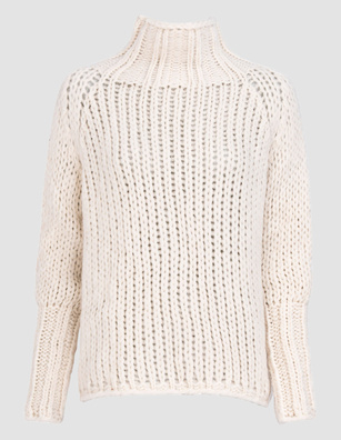 ELLA SILLA Basic Turtleneck Ecru