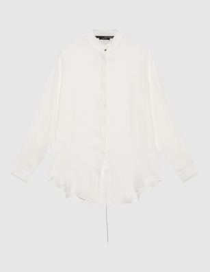 ISABEL BENENATO Silk Offwhite