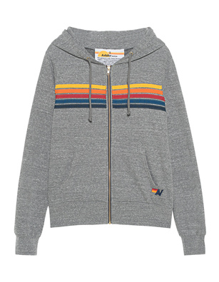 AVIATOR NATION Zip 5 Stripe Grey