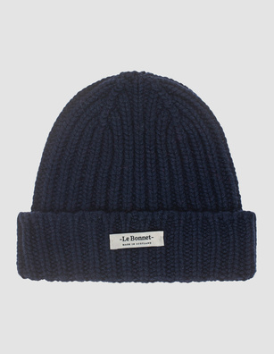 LE BONNET Ribbed Navy