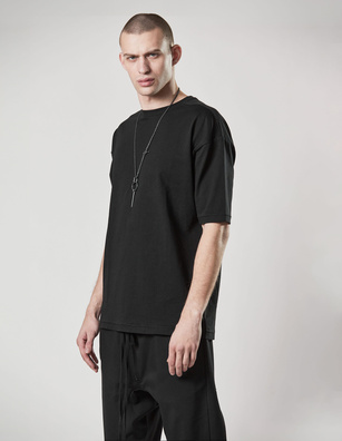 THOM KROM Backprint Cotton Black