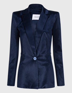 GALVAN LONDON Sculpted Jacket Blue Moon