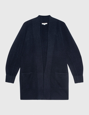 VINCE Shawl Collar Cashmere Navy