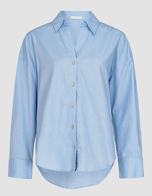 TRUE RELIGION Dropped Shoulder Light Blue