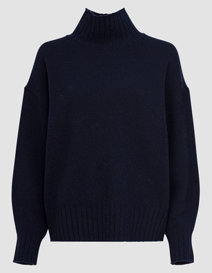 TRUE RELIGION Turtleneck Relaxed Navy