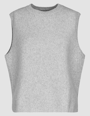 TRUE RELIGION Vest Over Crew Grey