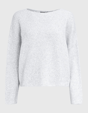 TRUE RELIGION Crew Neck Relaxed Light Grey