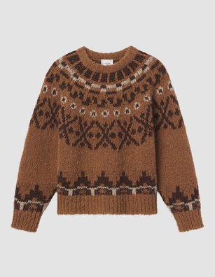 Frame Fairisle Camel