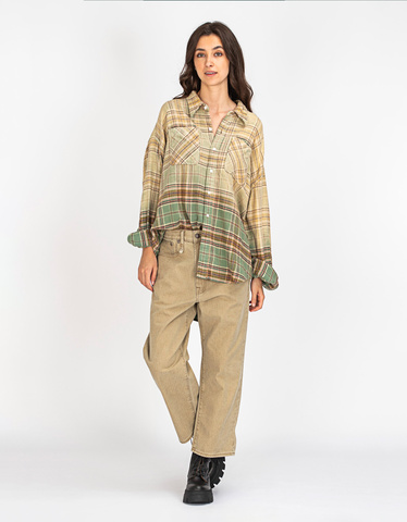 r13-d-hemd-drop-neck_1_gradientbleachgreenplaid