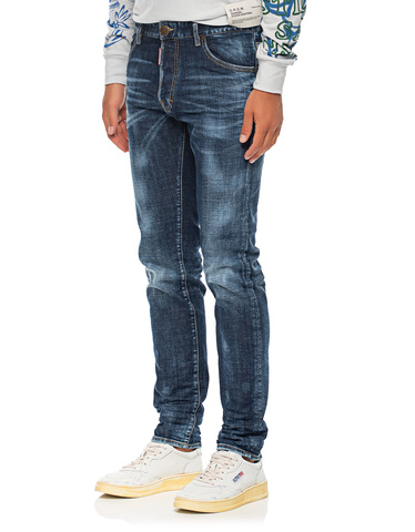 DSQUARED2 Cool Guy Jean Blue Washed-Out Skinny-Jeans - Slim Fit