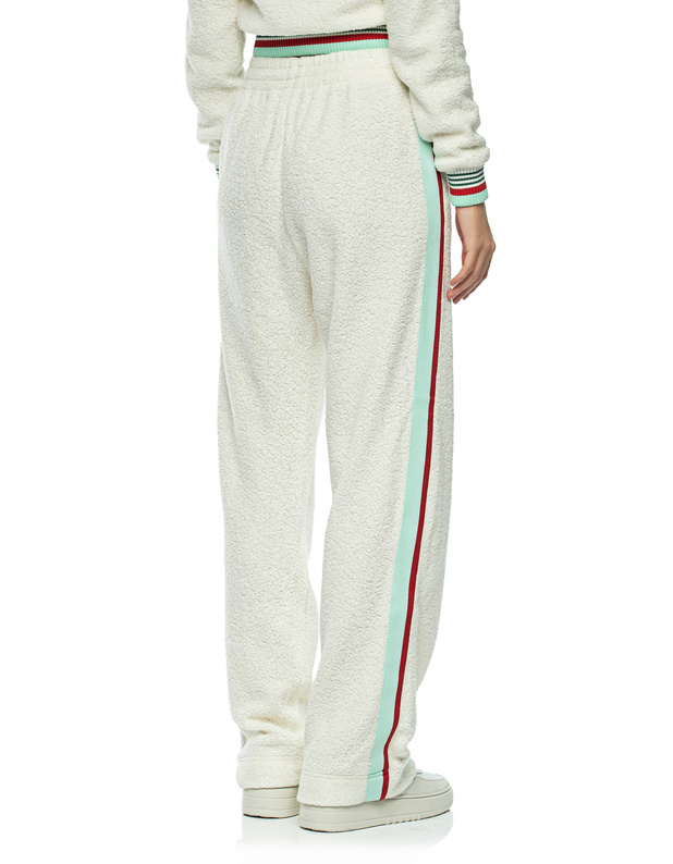 CASABLANCA Cashmere Terry Track Pant Off White Terry cashmere